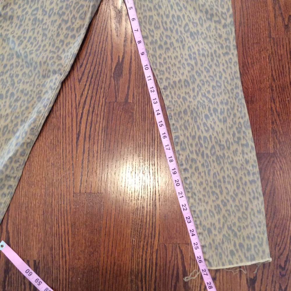 gap high rise leopard print true skinny ankle jean sz 28  NWOT - Picture 7 of 10